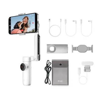 LILIE&WHITE günstig Kaufen-Insta360 Flow Creator Kit Gimbal White. Insta360 Flow Creator Kit Gimbal White <![CDATA[• Insta360 Flow - Der intelligente Tracking Gimbal • Deep Track 3.0 • SmartWheel • Ganztägige Akku-Laufzeit • Selfie-Stick & Stativ integriert]]>. 