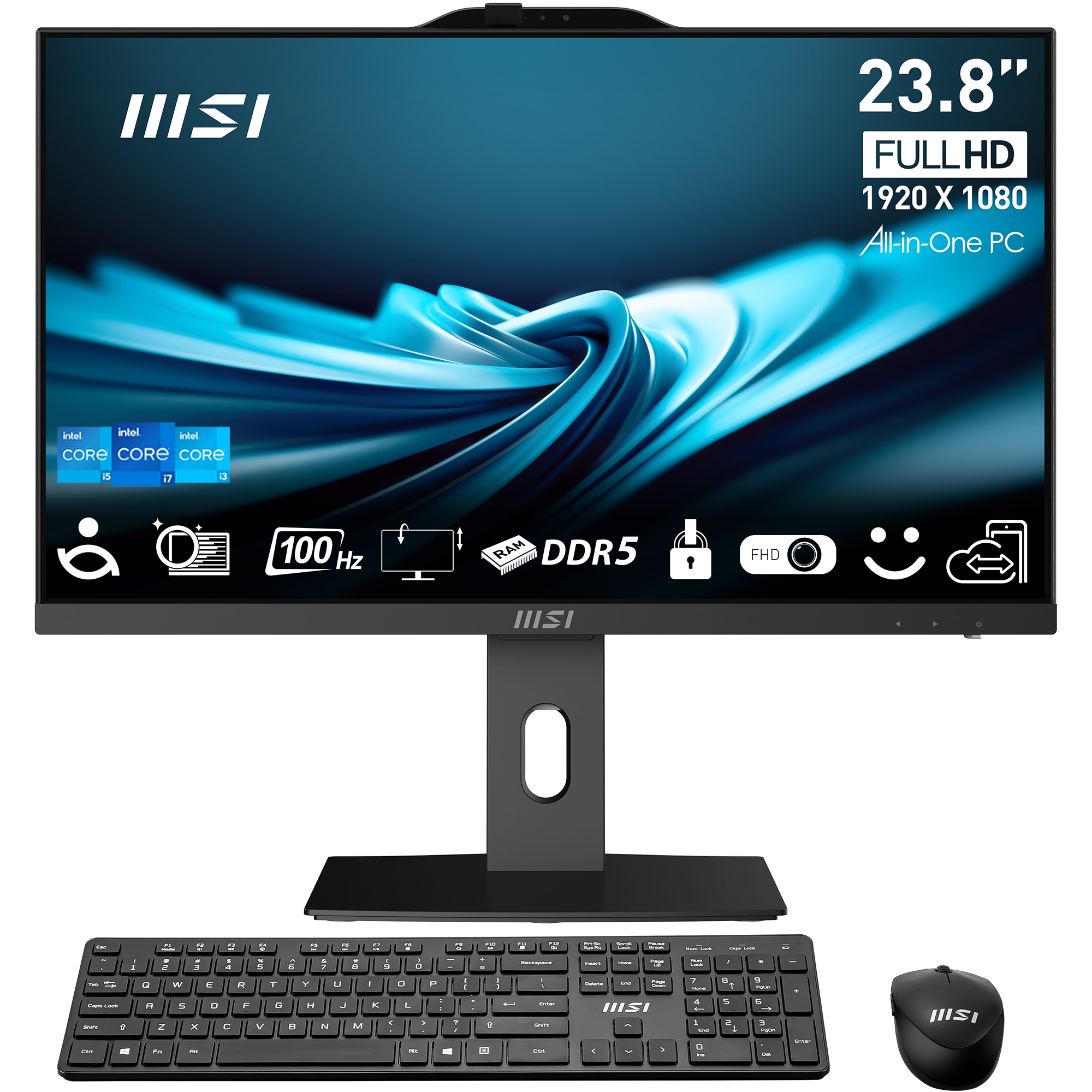 MSI PRO AP242P 14M-633DE i7-14700 16GB/512GB SSD 23&quot; AiO W11P schwarz