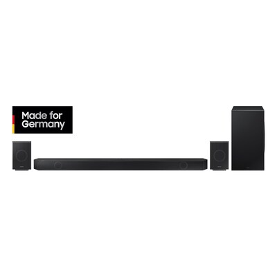 blau/schwarz günstig Kaufen-Samsung HW-Q995GD/ZG 11.1.4-Kanal Sub Woofer & Rücklautsprecher schwarz. Samsung HW-Q995GD/ZG 11.1.4-Kanal Sub Woofer & Rücklautsprecher schwarz <![CDATA[• 11.1.4-Kanal-Surround-Sound • Wi-Fi, Bluetooth • Wandmontage möglich • Q