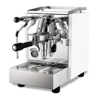 in WEISS  günstig Kaufen-ACM Homey Weiss. ACM Homey Weiss <![CDATA[• E61, Zweikreiser, Vibrationspumpe • Espresso-Maschine]]>. 