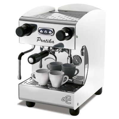 Espresso Maschine günstig Kaufen-ACM Pratika Automatic Weiss. ACM Pratika Automatic Weiss <![CDATA[• Ring, Zweikreiser, Vibrationspumpe • Espresso-Maschine]]>. 