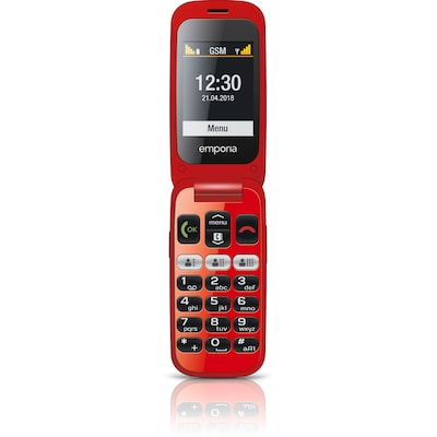 Tasche Bluetooth günstig Kaufen-Emporia - ONE V200 (schwarz-rot). Emporia - ONE V200 (schwarz-rot) <![CDATA[• 2.4