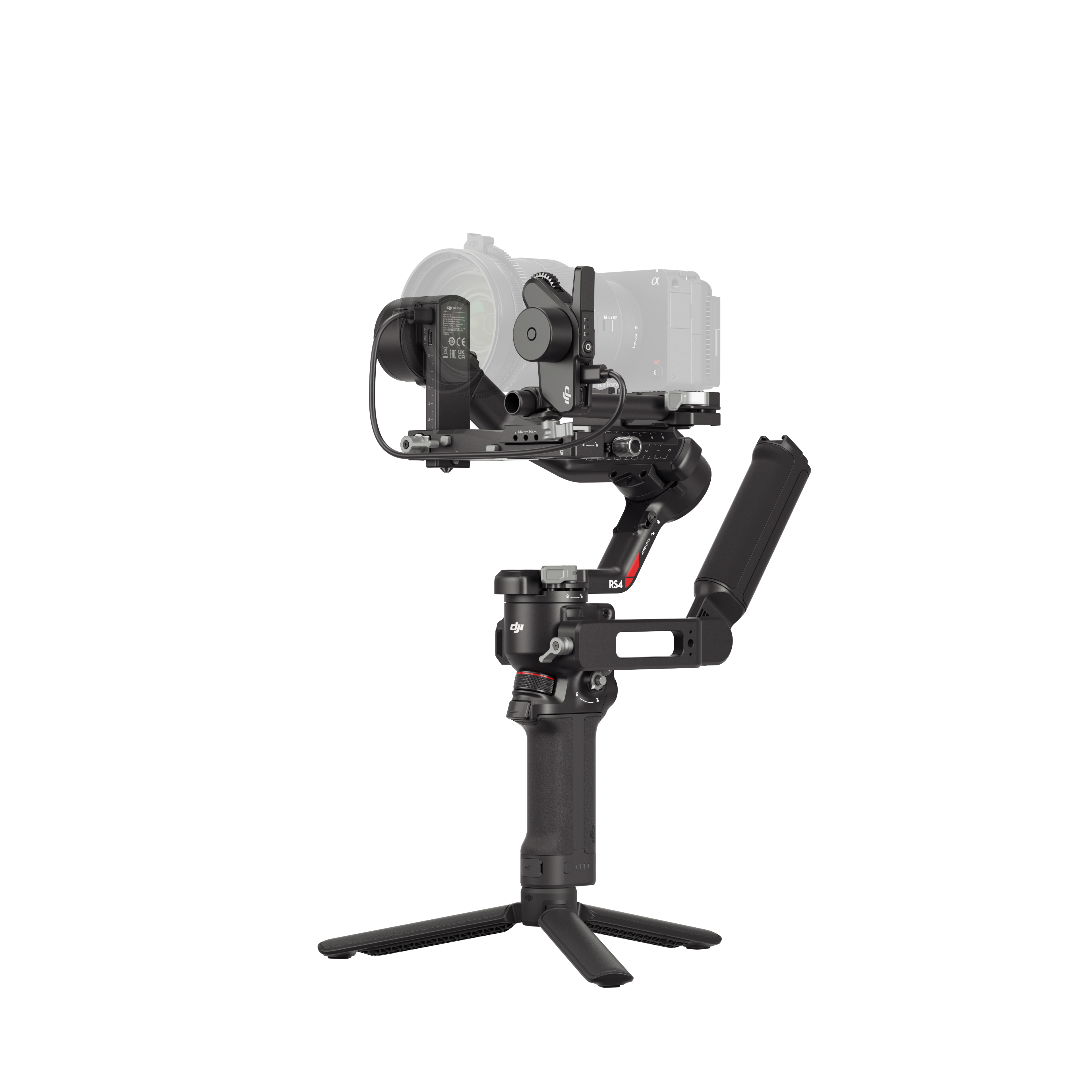 DJI RS 4 Combo (Spiegelreflexkamera, Systemkamera, 3 kg), Gimbal, Schwarz - Image 5