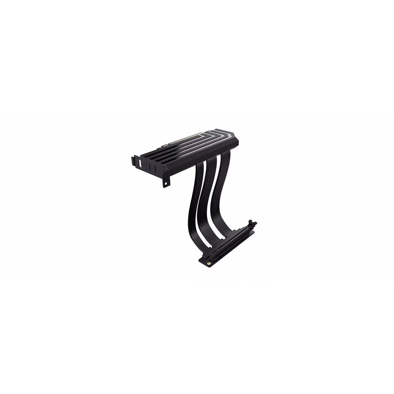 HYTE Luxury PCI-E Riser Kabel, 20cm, PCI-E 4.0, geschirmt, schwarz