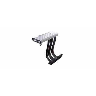 HYTE Luxury PCI-E Riser Kabel, 20cm, PCI-E 4.0, geschirmt, weiß