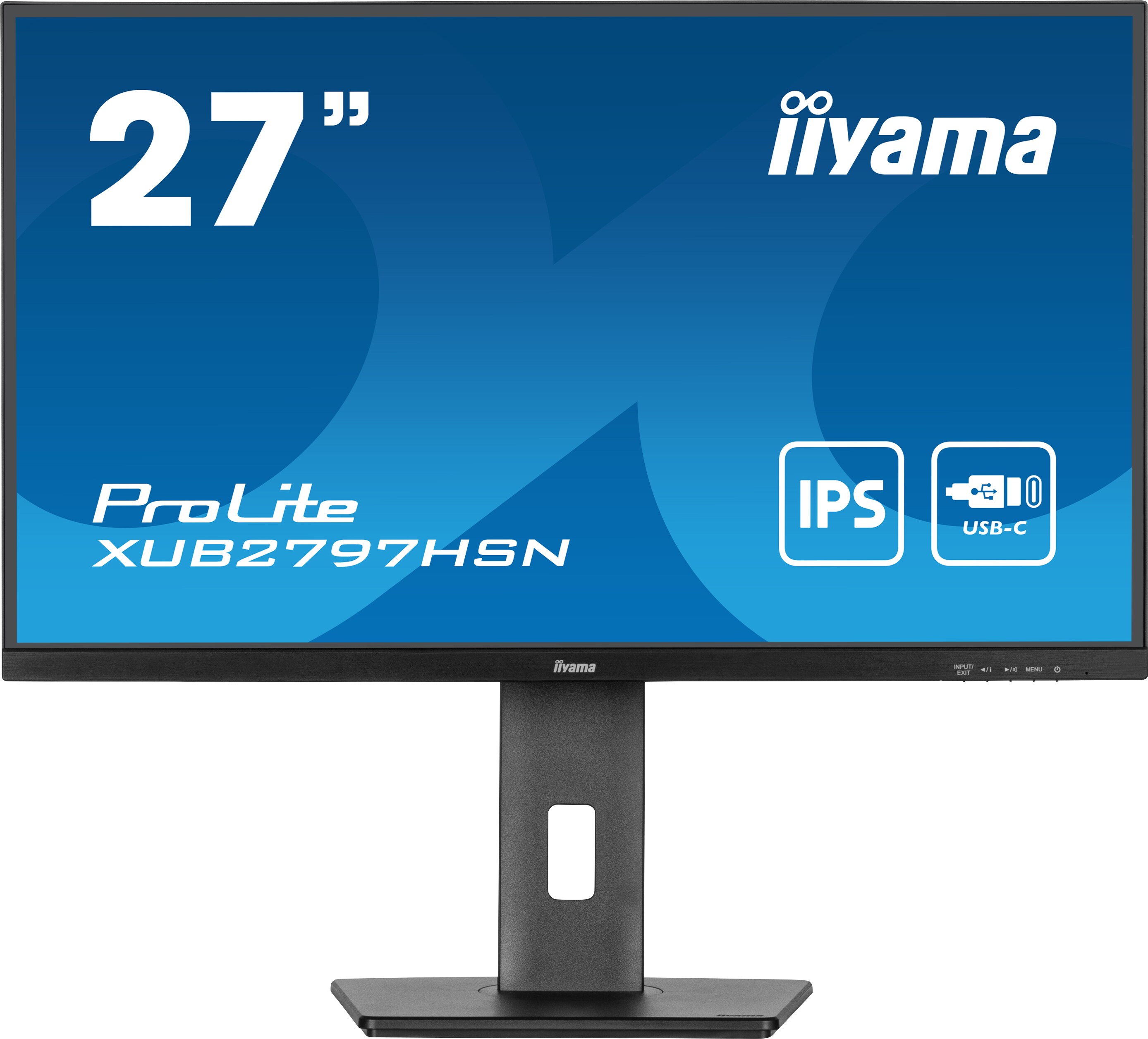 iiyama ProLite XUB2797HSN-B1 68.5cm (27&quot;) FHD IPS Monitor HDMI/DP/USB/USB-C