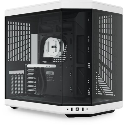 schwarz/Floral günstig Kaufen-HYTE Y70 Zweikammer ATX Midi Tower Gaming Gehäuse Schwarz/Weiß mit Glasfenster. HYTE Y70 Zweikammer ATX Midi Tower Gaming Gehäuse Schwarz/Weiß mit Glasfenster <![CDATA[• ATX Gaming Gehäuse, Midi Tower mit Seitenfenster, Schwarz / We