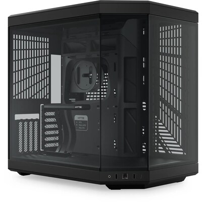 ATA mit günstig Kaufen-HYTE Y70 Zweikammer ATX Midi Tower Gaming Gehäuse Schwarz mit Glasfenster. HYTE Y70 Zweikammer ATX Midi Tower Gaming Gehäuse Schwarz mit Glasfenster <![CDATA[• ATX Gaming Gehäuse, Midi Tower mit Seitenfenster, schwarz • Für Mainboards ITX,