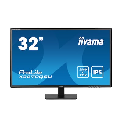 iiyama günstig Kaufen-iiyama ProLite X3270QSU-B1 80.0cm (31.5") WQHD IPS Monitor HDMI/DP/USB 3ms. iiyama ProLite X3270QSU-B1 80.0cm (31.5") WQHD IPS Monitor HDMI/DP/USB 3ms <![CDATA[• Energieeffizienzklasse: E • Größe: 80,0 cm (31,5 Zoll) 16:9, Auflösung: 2.560x