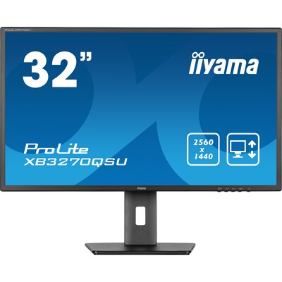 iiyama günstig Kaufen-iiyama ProLite XB3270QSU-B1 80cm (31.5") WQHD IPS Monitor HDMI/DP/USB 3ms. iiyama ProLite XB3270QSU-B1 80cm (31.5") WQHD IPS Monitor HDMI/DP/USB 3ms <![CDATA[• Energieeffizienzklasse: E • Größe: 80,0 cm (31,5 Zoll) 16:9, Auflösung: 2.560x1.