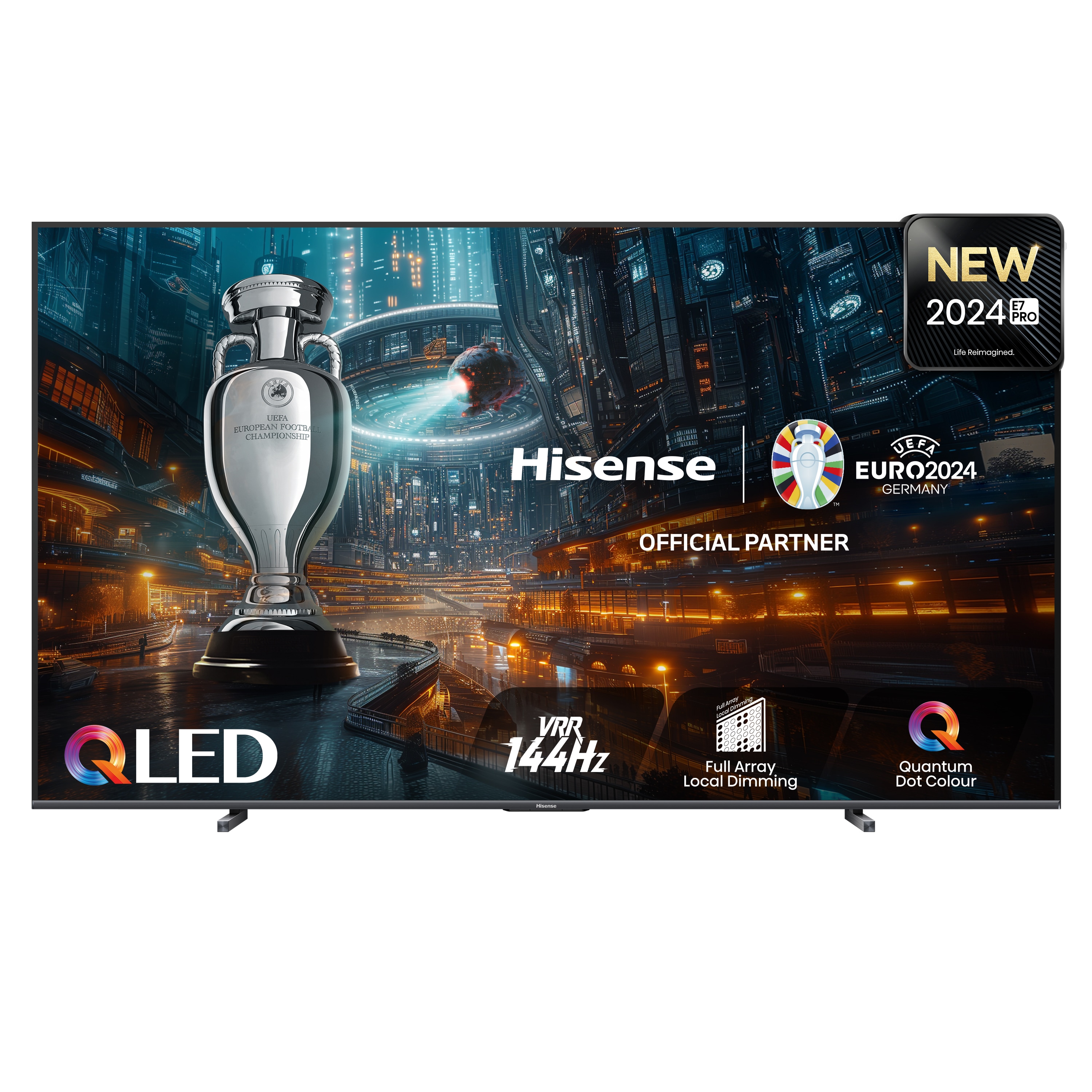 Hisense 100E77NQ PRO 254cm 100&quot; 4K QLED Smart TV Fernseher