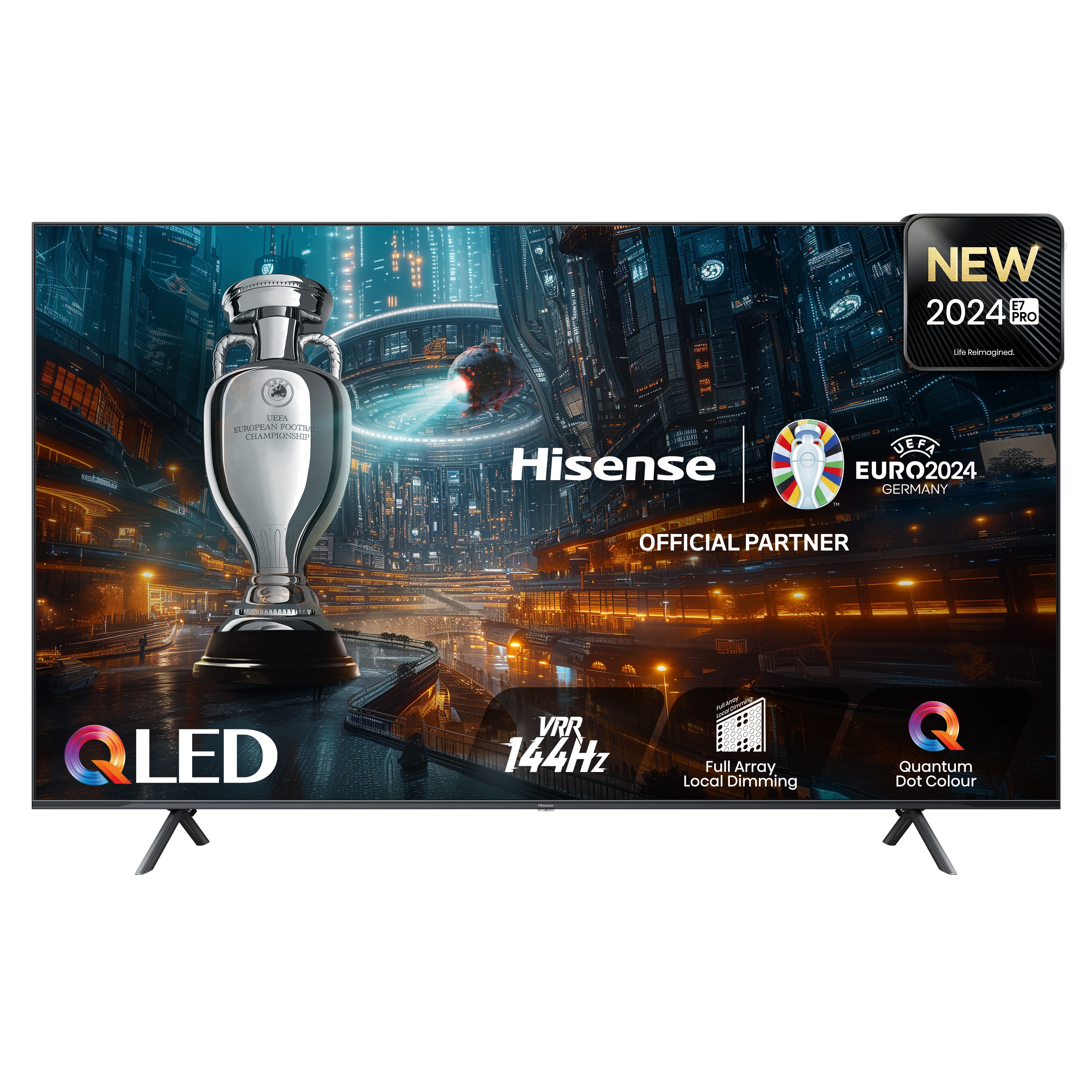 Hisense 85E77NQ PRO 215cm 85&quot; 4K QLED Smart TV Fernseher