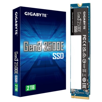 PC Card günstig Kaufen-GIGABYTE Gen3 2500E SSD PCIe 3.0 x4, NVMe1.3 2TB. GIGABYTE Gen3 2500E SSD PCIe 3.0 x4, NVMe1.3 2TB <![CDATA[• 2 TB - 2,3 mm Bauhöhe • M.2 2280 Card, PCIe 4.0 • Maximale Lese-/Schreibgeschwindigkeit: 2400 MB/s / 2000 MB/s • Mainstream: Sehr gutes 