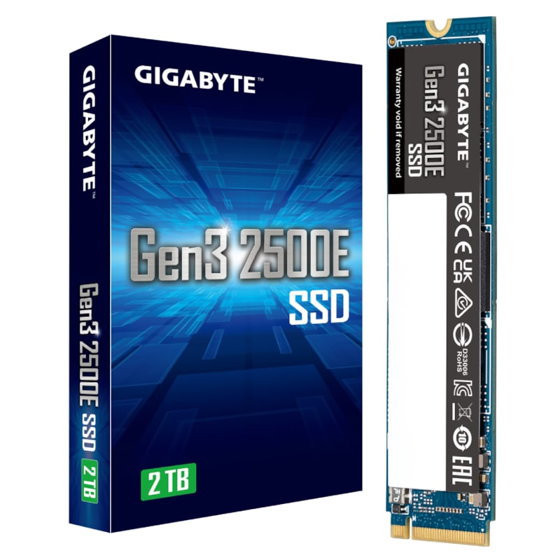 GIGABYTE Gen3 2500E SSD PCIe 3.0 x4, NVMe1.3 2TB
