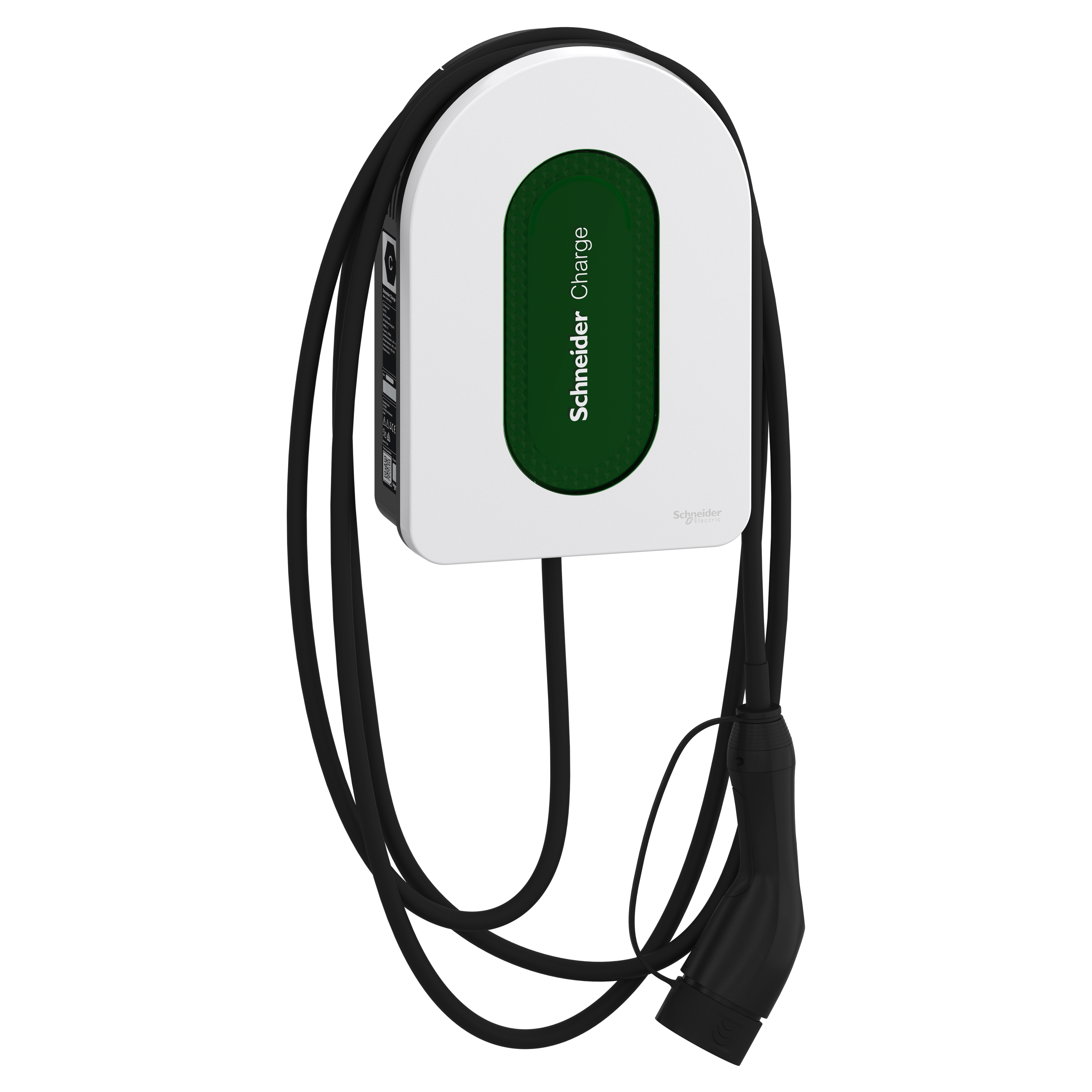 Schneider Charge smarte Wallbox EVH5A11N2C5 11kW T2 Kabel, 6mA, Wi-Fi