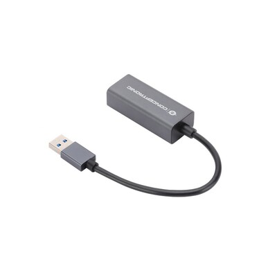 Port Ethernet günstig Kaufen-Conceptronic ABBY08G Gigabit USB 3.0 Netzwerkadapter, Wake-on-LAN. Conceptronic ABBY08G Gigabit USB 3.0 Netzwerkadapter, Wake-on-LAN <![CDATA[• USB-Adapter • Anschlüsse: USB Typ A / Typ D und Ethernet 2.5G • Bietet ein Gigabit Ethernet-Port • Far