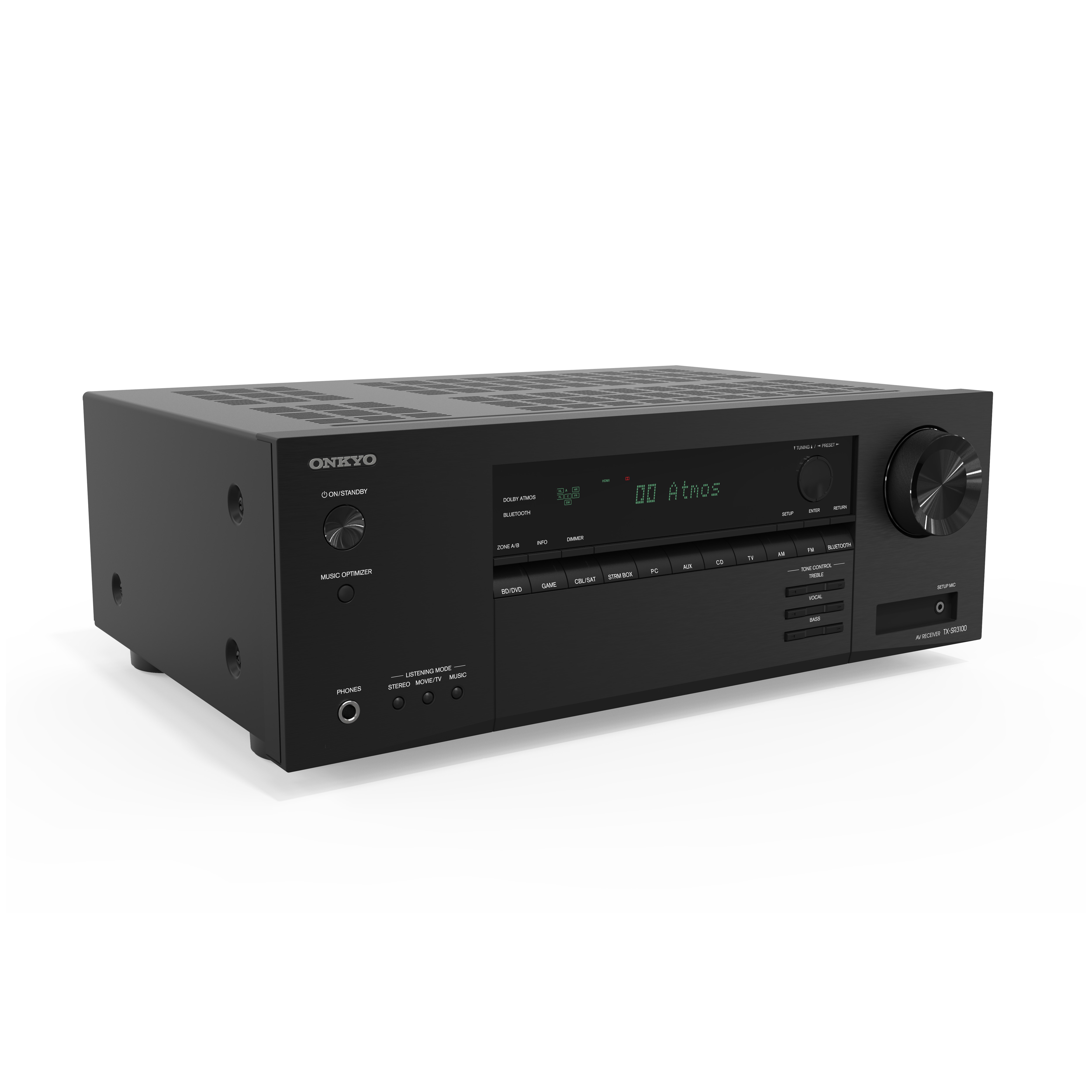 Onkyo TX-SR3100 5.2 AV Receiver 4K/8K HDR Dolby Atmos Bluetooth schwarz