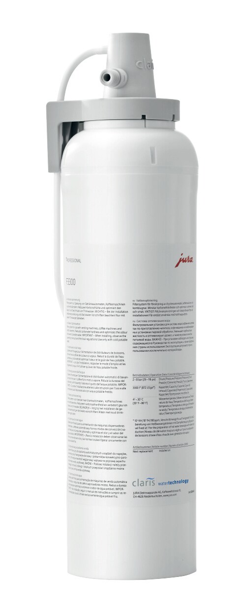 JURA Wasserfilter F3300 f&uuml;r Automaten mit Festwasseranschluss (70332)