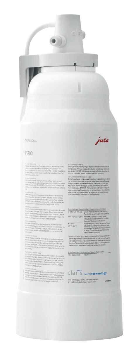 JURA Wasserfilter F5300 f&uuml;r Automaten mit Festwasseranschluss (70333)