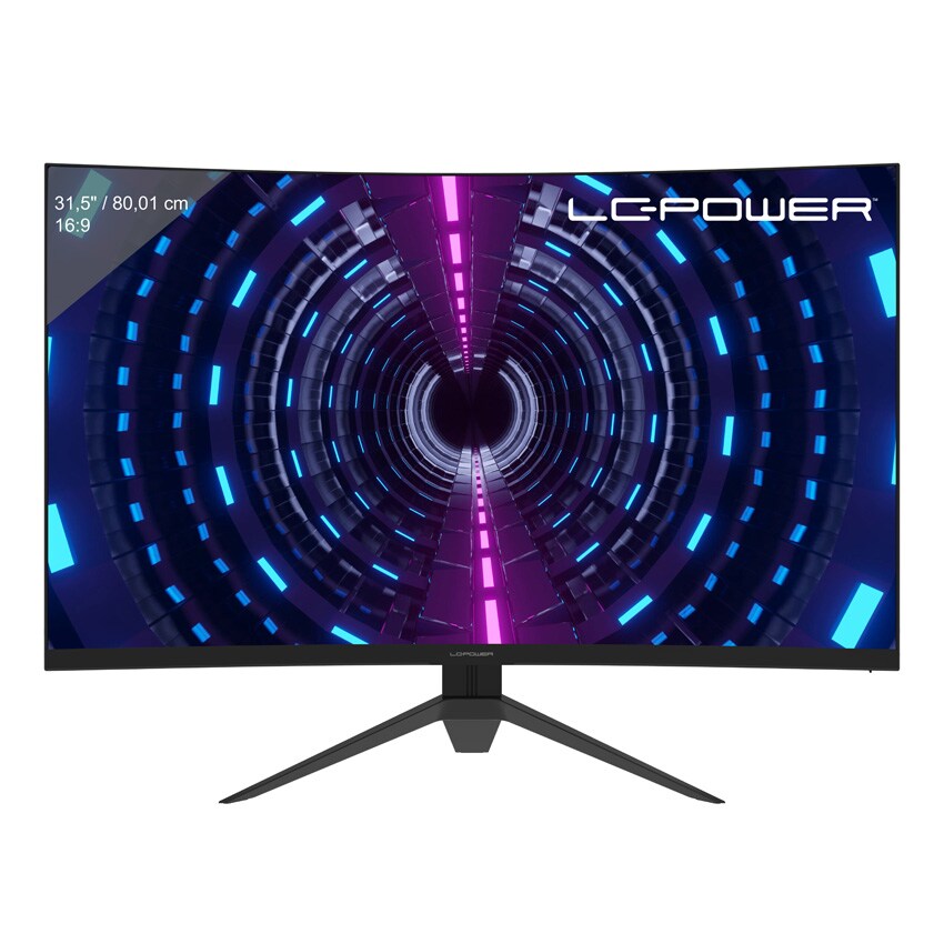 LC-Power M32-QHD-165-C-V2 80cm (31,5&quot;) QHD VA Gaming Monitor Curved 16:9 HDMI/DP