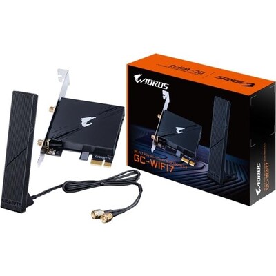 i7 PC günstig Kaufen-GIGABYTE GIGA GC-WIFI7 Wi-Fi 7 & Bluetooth 5.3 WLAN Karte (PCIe x1). GIGABYTE GIGA GC-WIFI7 Wi-Fi 7 & Bluetooth 5.3 WLAN Karte (PCIe x1) <![CDATA[• WLAN-Adapter Wi-Fi 7 & Bluetooth 5.3 (PCIe x1) • Qualcomm Chipsatz • 2.4GHz WLAN (300Mb/), 5G