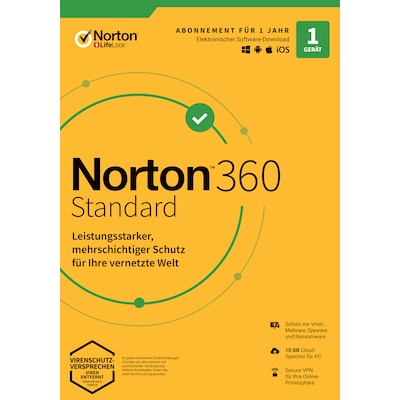 ls gb günstig Kaufen-Norton LifeLock 360 Standard | 10GB | 1 Gerät | Download & Produktschlüssel. Norton LifeLock 360 Standard | 10GB | 1 Gerät | Download & Produktschlüssel <![CDATA[• Basislizenz als Vollversion, Laufzeit: 1 Jahr • Bezugsberec