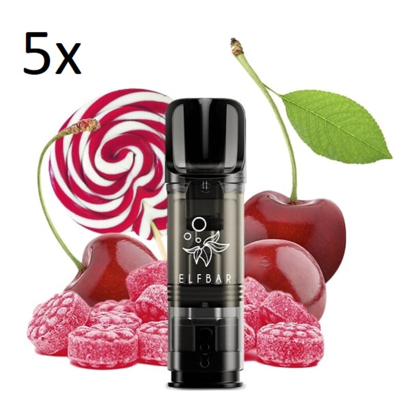 Elfbar ELFA Prefilled Pod Cherry 20 mg/ml (2 Pods) 5 Stück