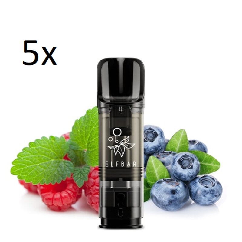 Elfbar ELFA Prefilled Pod Blueberry Sour Raspberry 20 mg/ml (2 Pods) 5 Stück