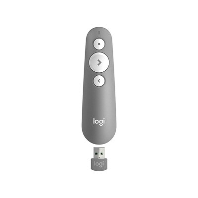 Kabellos,FERNIDA günstig Kaufen-Logitech R500s Laser Presentation Remote Presenter USB Bluetooth Grau. Logitech R500s Laser Presentation Remote Presenter USB Bluetooth Grau <![CDATA[• Kabelloser Presenter mit bis zu 20 Metern Reichweite • Gyroskop, Vibrationsalarm, kabellos (2,40GHz