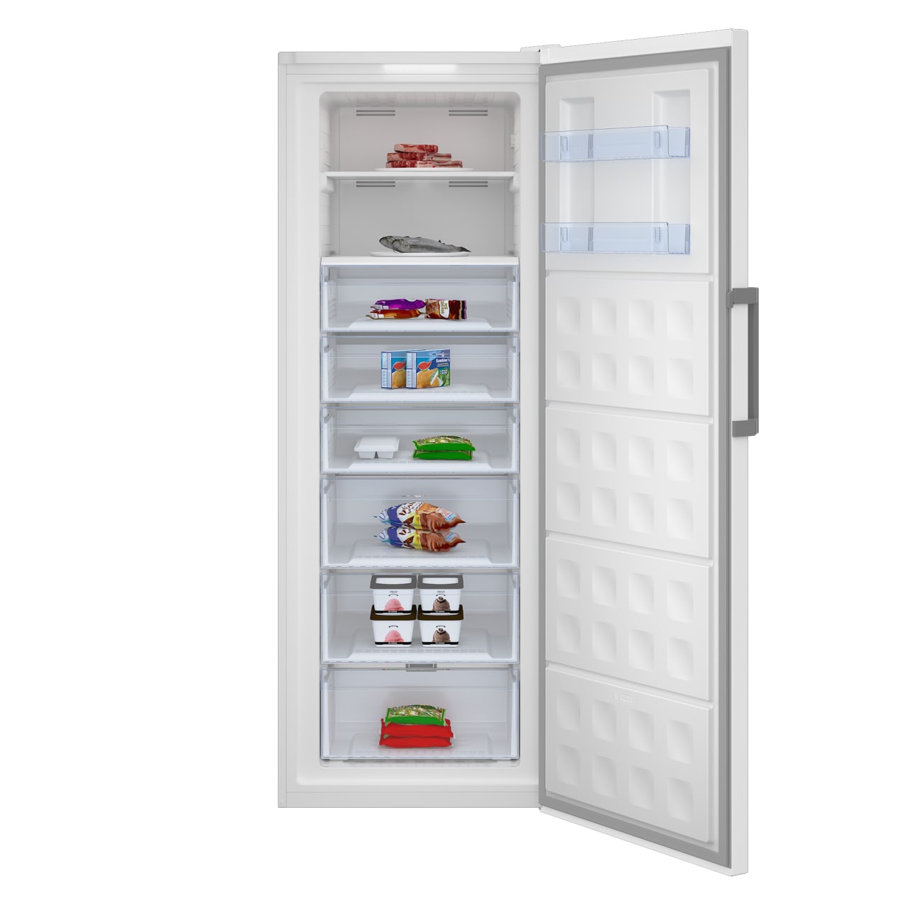 Beko Weiss Rfne448e45w, Gefrierschrank + Gefriertruhe, - Image 3