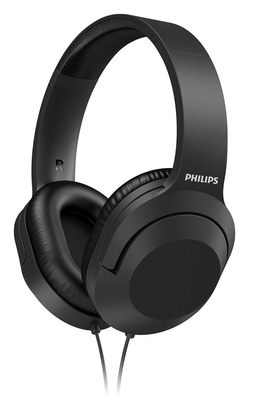 PHILIPS Audio TAH2005BK/00 Over-Ear Stereo Kopfhörer mit Kabel (2-m-Kabel, 40-mm-Neodym-Treiber, Passive Geräuschisolierung, Verstellbarer Kopfbügel, Leicht) Schwarz, einheitsgröße - Bild 6