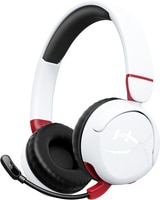 HyperX Cloud Mini Weiß Wireless Gaming-Headset passend zu PC, Xbox, Nintendo Switch, Steam Deck, PlayStation 4, PlayStation 5, Mobilgeräte, Chromebook