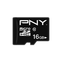 PNY Performance Plus 16 GB microSDHC Speicherkarte (C10) Schwarz