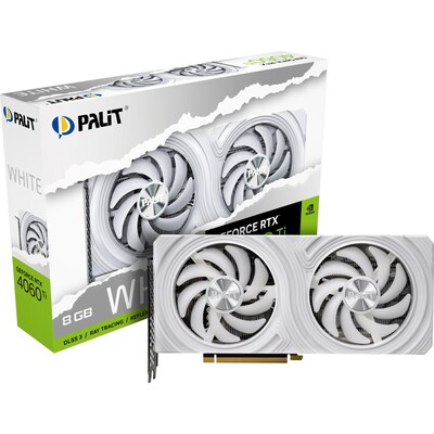 mit 60 günstig Kaufen-PALIT GeForce RTX 4060Ti White Edition 8GB GDDR6 Grafikkarte 3x DP 1x HDMI. PALIT GeForce RTX 4060Ti White Edition 8GB GDDR6 Grafikkarte 3x DP 1x HDMI <![CDATA[• GeForce RTX 4060Ti , Ada Lovelace mit DLSS 3. Werksseitig übertaktet • 8GB GDDR6-RAM (12