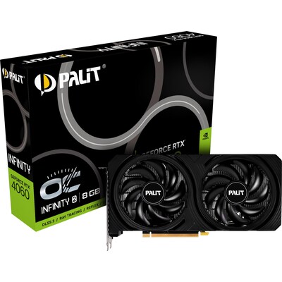 Palit  GeForce RTX 4060Ti Infinity 2 OC 8GB GDDR6 Grafikkarte 3x DP 1x HDMI | 04710562244465