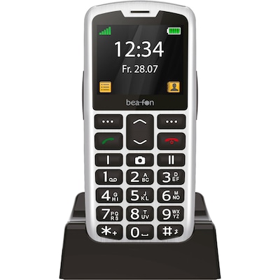 Bluetooth LCD günstig Kaufen-Bea-fon SL260 LTE Mobiltelefon silber. Bea-fon SL260 LTE Mobiltelefon silber <![CDATA[• GSM-Quadband (850/900/1800/1900 MHz), 4G - LTE Advanced • 2,2 Zoll (5,6 cm) Display 220x176 Pixel • LCD-TFT-Display, Bluetooth • Wecker, Radio, Taschenlampe]]>