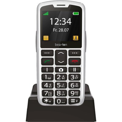 Smartwatch,Bluetooth günstig Kaufen-Bea-fon SL260 Mobiltelefon silber. Bea-fon SL260 Mobiltelefon silber <![CDATA[• GSM-Quadband (850/900/1800/1900 MHz) • 2,2 Zoll (5,6 cm) Display 220x176 Pixel • LCD-TFT-Display, Bluetooth • Wecker, Radio, Taschenlampe • Displaygröße in cm: 5.6