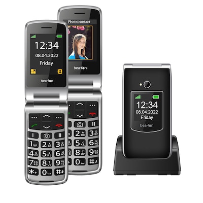 Telefon Y günstig Kaufen-Bea-fon SL605 Mobiltelefon schwarz. Bea-fon SL605 Mobiltelefon schwarz <![CDATA[• GSM-Quadband (850/900/1800/1900 MHz) • 2,4 Zoll (6,1 cm) Display 320x240 Pixel • 2-Displays, Bluetooth • Freisprechfunktion, Radio, Taschenlampe]]>. 