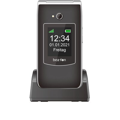 Smartwatch,Bluetooth günstig Kaufen-Bea-fon SL645 Mobiltelefon schwarz. Bea-fon SL645 Mobiltelefon schwarz <![CDATA[• GSM-Quadband (850/900/1800/1900 MHz) • 2,8 Zoll (7,1 cm) Display 320x240 Pixel • 2-Displays, Bluetooth • Freisprechfunktion, Radio, Taschenlampe]]>. 