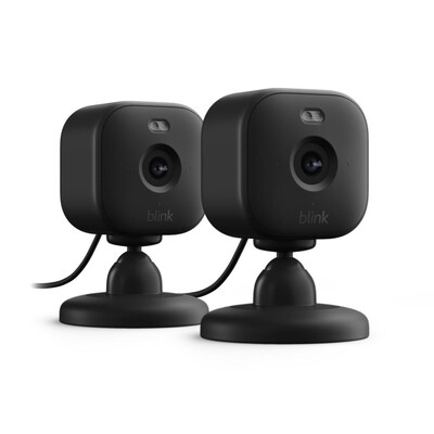 2x schwarz günstig Kaufen-Blink Mini 2 - 2x smarte Plug-in-Sicherheitskameras mit HD-Nachtsicht, schwarz. Blink Mini 2 - 2x smarte Plug-in-Sicherheitskameras mit HD-Nachtsicht, schwarz <![CDATA[• HD-Video bei Tag und Nacht • Gegensprechfunktion • Bewegungserfassung, LED-Spot