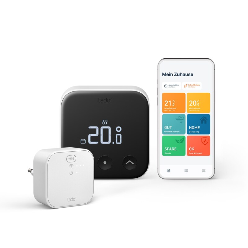 tado° X Starter Set Smarte Heizung Fußboden • 1x Raumthermostat