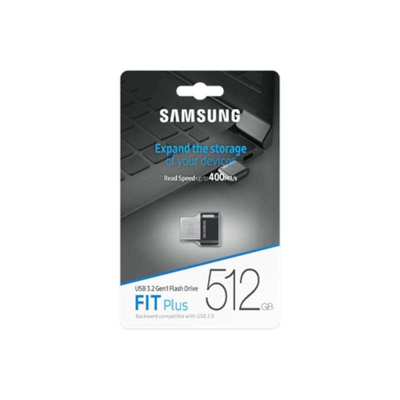 110 in günstig Kaufen-Samsung FIT Plus USB-Stick Typ-A, 512 GB mit Schlüsselring grau. Samsung FIT Plus USB-Stick Typ-A, 512 GB mit Schlüsselring grau <![CDATA[• Starke Leistung bis zu 400 MBs Lese- und 110 MBs Schreibgeschwindigkeit • Viel Platz für Ihre Daten bis z
