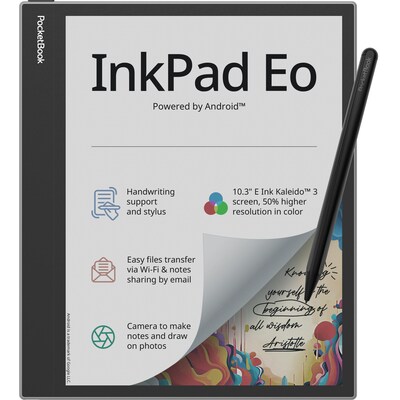 4G 64G günstig Kaufen-PocketBook InkPad Eo - Mist Grey 300 DPI 64GB. PocketBook InkPad Eo - Mist Grey 300 DPI 64GB <![CDATA[• Display: 1860 × 2480 • Speicher: 64 GB • Beleuchtung: 16 (Graustufen) • Maße: 19,1 × 22,6 × 0,7 cm • inkl. Stift Stylus]]>. 