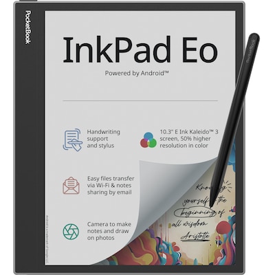 grau aus  günstig Kaufen-PocketBook InkPad Eo - Mist Grey 300 DPI 64GB. PocketBook InkPad Eo - Mist Grey 300 DPI 64GB <![CDATA[• Display: 1860 × 2480 • Speicher: 64 GB • Beleuchtung: 16 (Graustufen) • Maße: 19,1 × 22,6 × 0,7 cm • inkl. Stift Stylus]]>. 