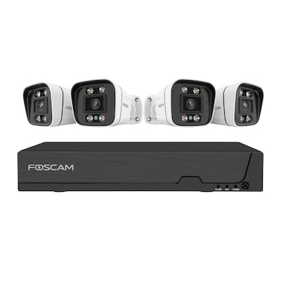 As I Sat  günstig Kaufen-Foscam FNA108E-B4-2T Überwachungsset mit 4 Überwachungskameras weiß. Foscam FNA108E-B4-2T Überwachungsset mit 4 Überwachungskameras weiß <![CDATA[• Einsatzzweck: außen • Auflösung: 8 MP (3840 x 2160) • Bewegungserkenn