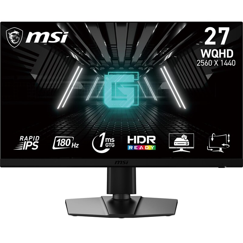MSI MAG G272QPFDE E2 69cm (27") QHD IPS Gaming Monitor 16:9 DP/HDMI 180Hz 5ms (GtG), 1ms (MPRT) Sync