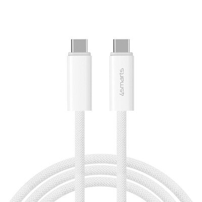 3M Kabel günstig Kaufen-4smarts USB-C Kabel PremiumCord 240W 3m, weiß. 4smarts USB-C Kabel PremiumCord 240W 3m, weiß <![CDATA[• USB-C Kabel PremiumCord • Länge: 3m • Farbe: weiß • 240 W Leistung • Laden, Synchronisieren und Übertragen von Daten]]>. 