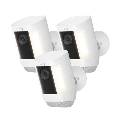 RING Spotlight Cam Pro Battery weiß • 3er Pack