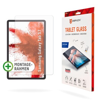 Einfach das günstig Kaufen-DISPLEX Tablet Glass Samsung Galaxy Tab S7/S8/S9/S9 FE. DISPLEX Tablet Glass Samsung Galaxy Tab S7/S8/S9/S9 FE <![CDATA[• Einfache, blasenfreie Montage mit EASY-ON Eco-Montagerahmen • Kontur und Öffnungen sind optimal abgestimmt auf das Samsung Galax