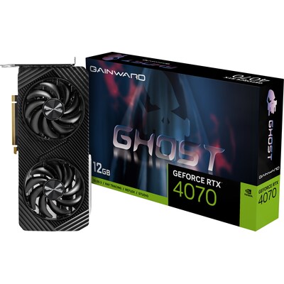 Ward V günstig Kaufen-GAINWARD GeForce RTX 4070 Ghost 12GB. GAINWARD GeForce RTX 4070 Ghost 12GB <![CDATA[• GeForce RTX 4070, Ada Lovlace Chip, • 12 GB GDDR6X-RAM (192bit Speicherinterface) • Core/Memorytakt: 1920 (Boost 2475)/ 21.000 Mbps 504GB/s • Ghost Kühlerdesign